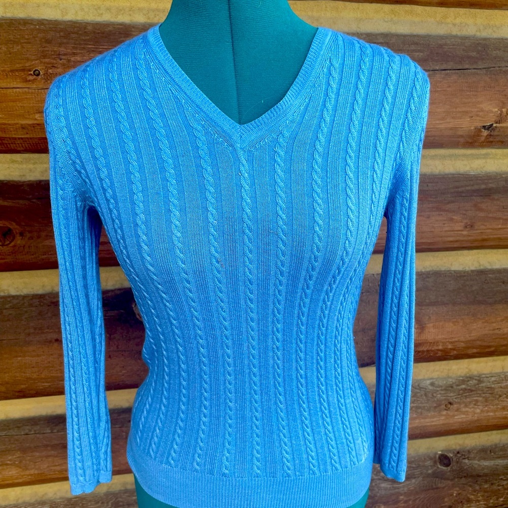 Cabled sweater